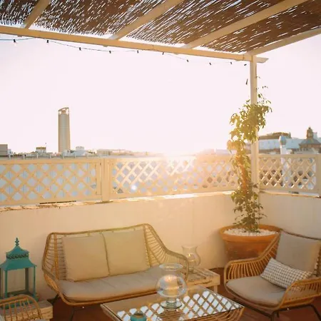 Ático con terraza en el centro de Sevilla Esterno foto